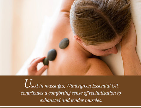 Wintergreen essential Oil Caption