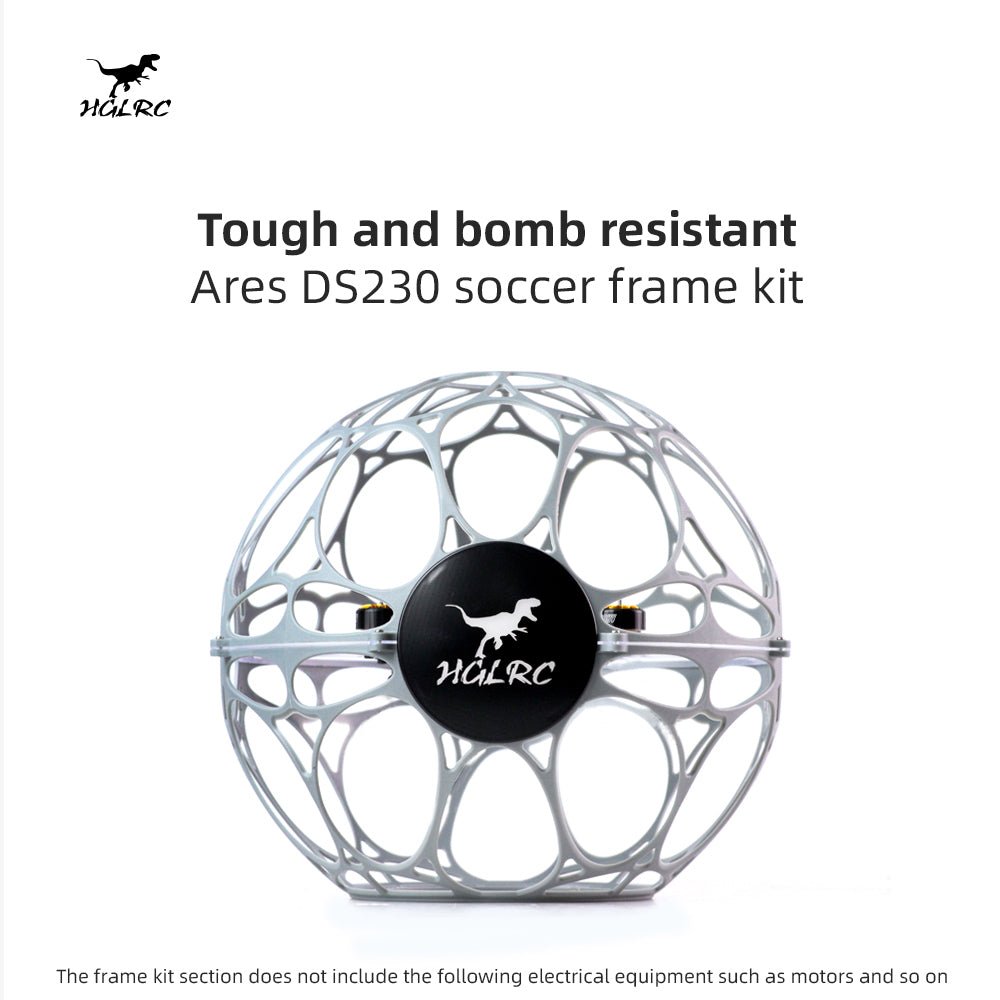 Red Sphere upper shell for HGLRC Ares DS230 Drone Soccer