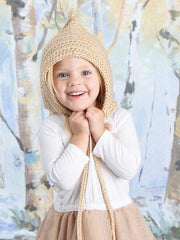 Baby Brown Pixie Elf Hat by Two Seaside Babes