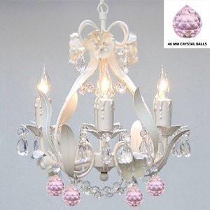 crystal chandelier for girls room