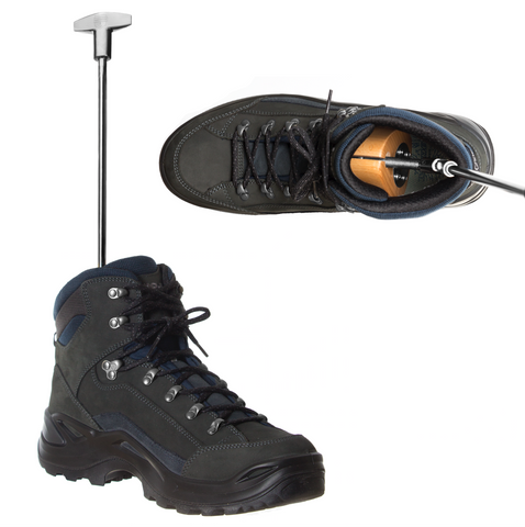 Boxer Boot Stretcher being used on Hiking Boots