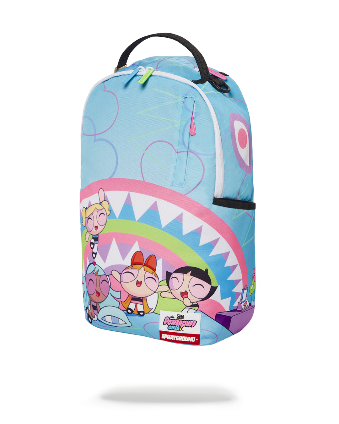 Sprayground x The Powerpuff Girls Backpack On The Run Pink Bag BRAND NEW  NWT