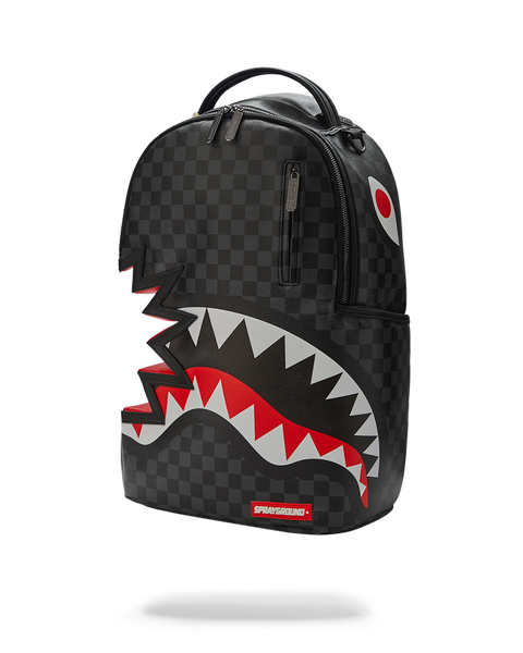 sprayground backpack black shark