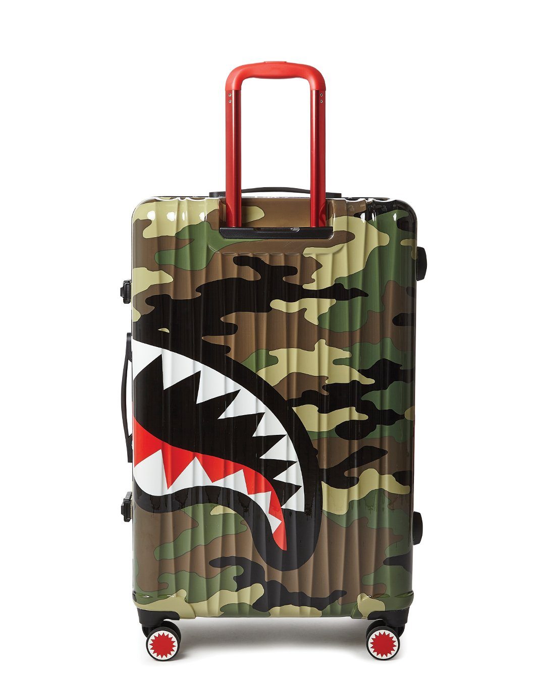 sprayground camo luggage