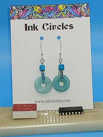 Earrings from resistors