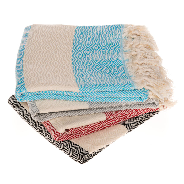 Towel Set of 4 Pareo Sarong Gift For Men Cotton Spa Towel Hammam Towel Turkish Towels BEACH Towel Fouta Peshtemal