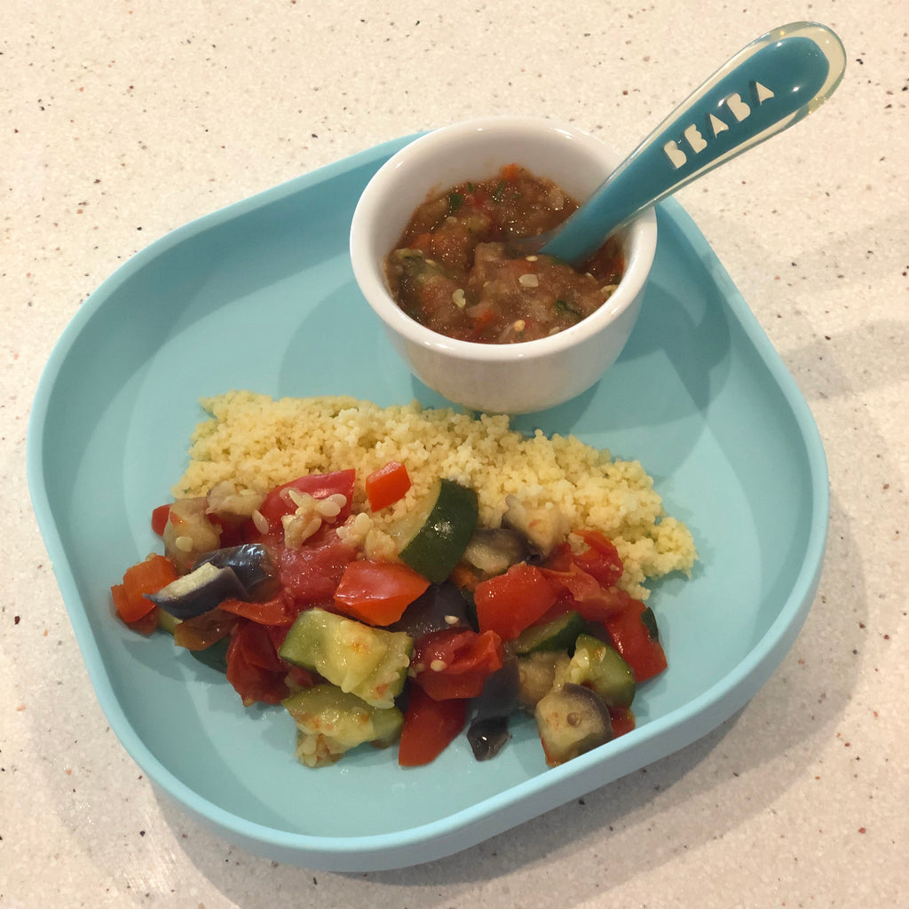 Ratatouille with couscous - chunky or smooth