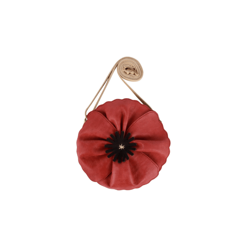 Toto Leather Purse, Poppy