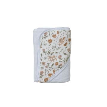Muslin Hooded Towel, Meadow Floral