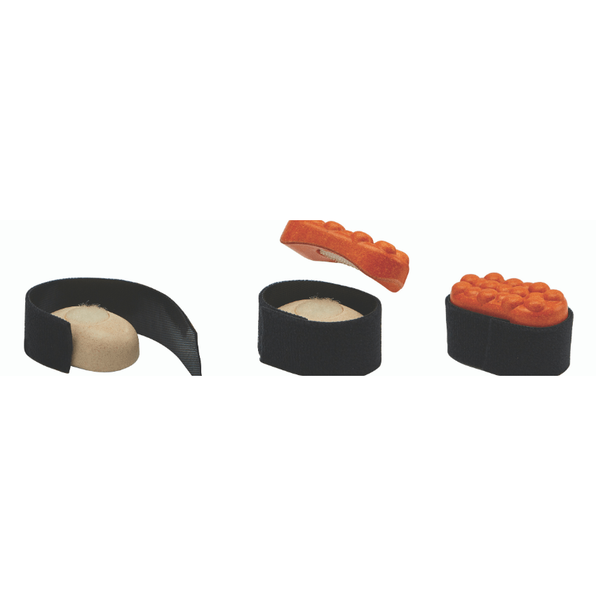 Plan Toys sushi set salmon roe making it