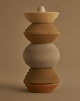 Wooden Stacking Tower, Ball Sculpture