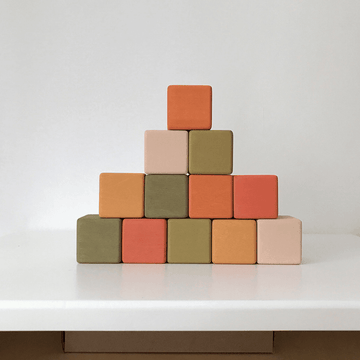 Sabo Mini Cube Blocks Set, Flower Meadow