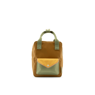 Small rPET Backpack, Khaki Green