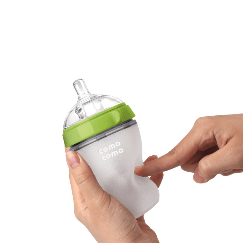 8 Ounce Baby Bottle, Green