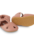 Dudu Leather Baby Shoes, Rose Dawn