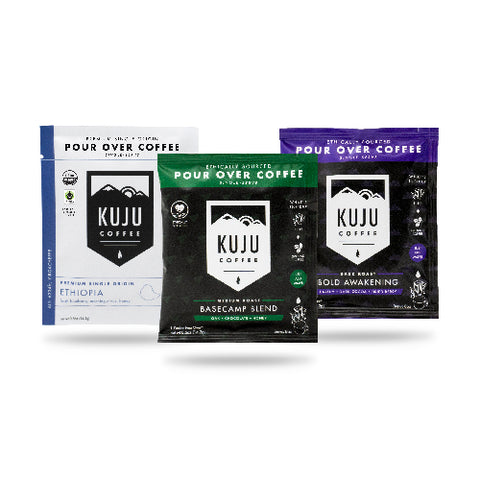 kuju coffee single serve pour over best sellers bundle