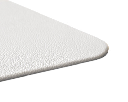 White Leather Desk Pad Leather Office Accessories