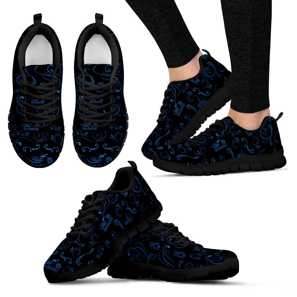 womens black sneakers with black soles