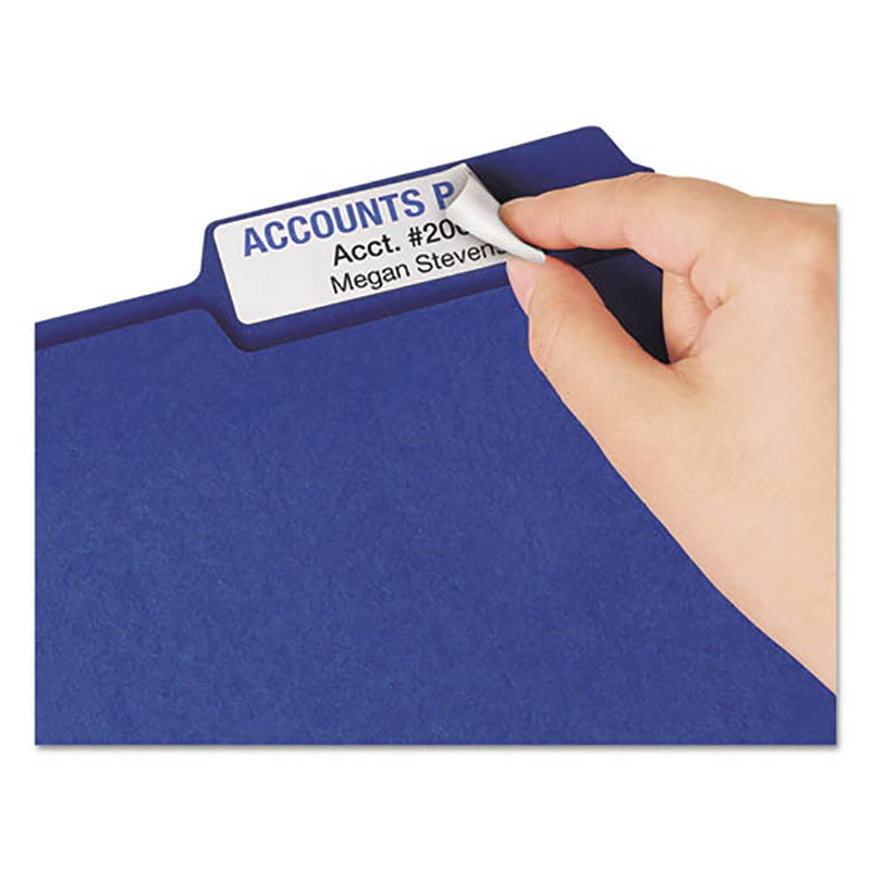 Removable XL File Folder Label Ultimate Office