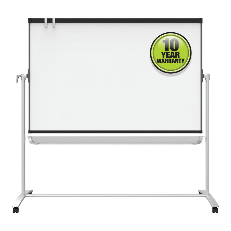 Reversible Magnetic Mobile Whiteboard/Flipchart-Graphite Frm – Ultimate