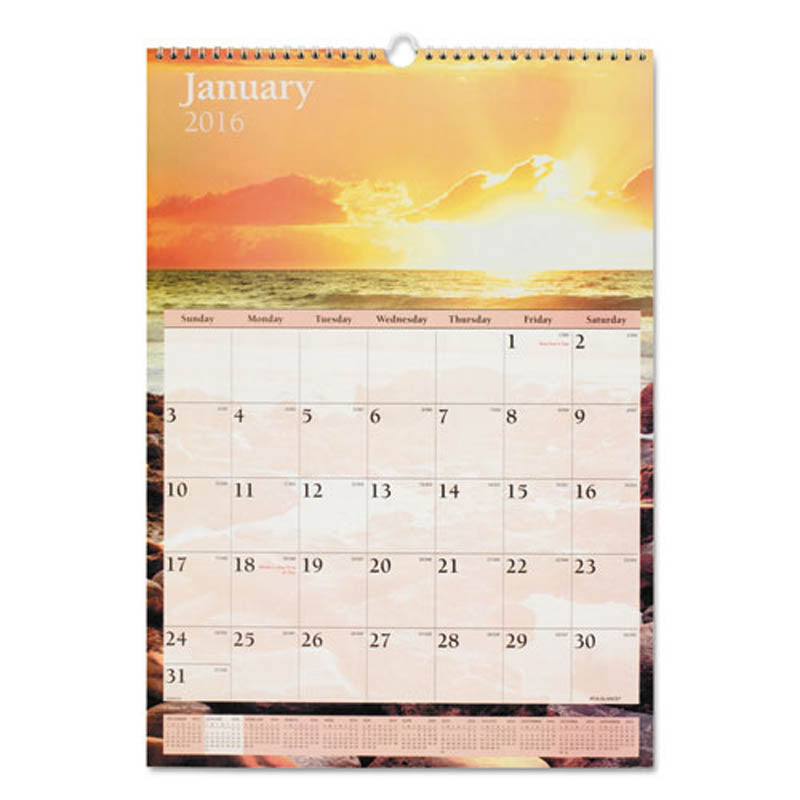 Scenic Monthly Wall Calendar Ultimate Office