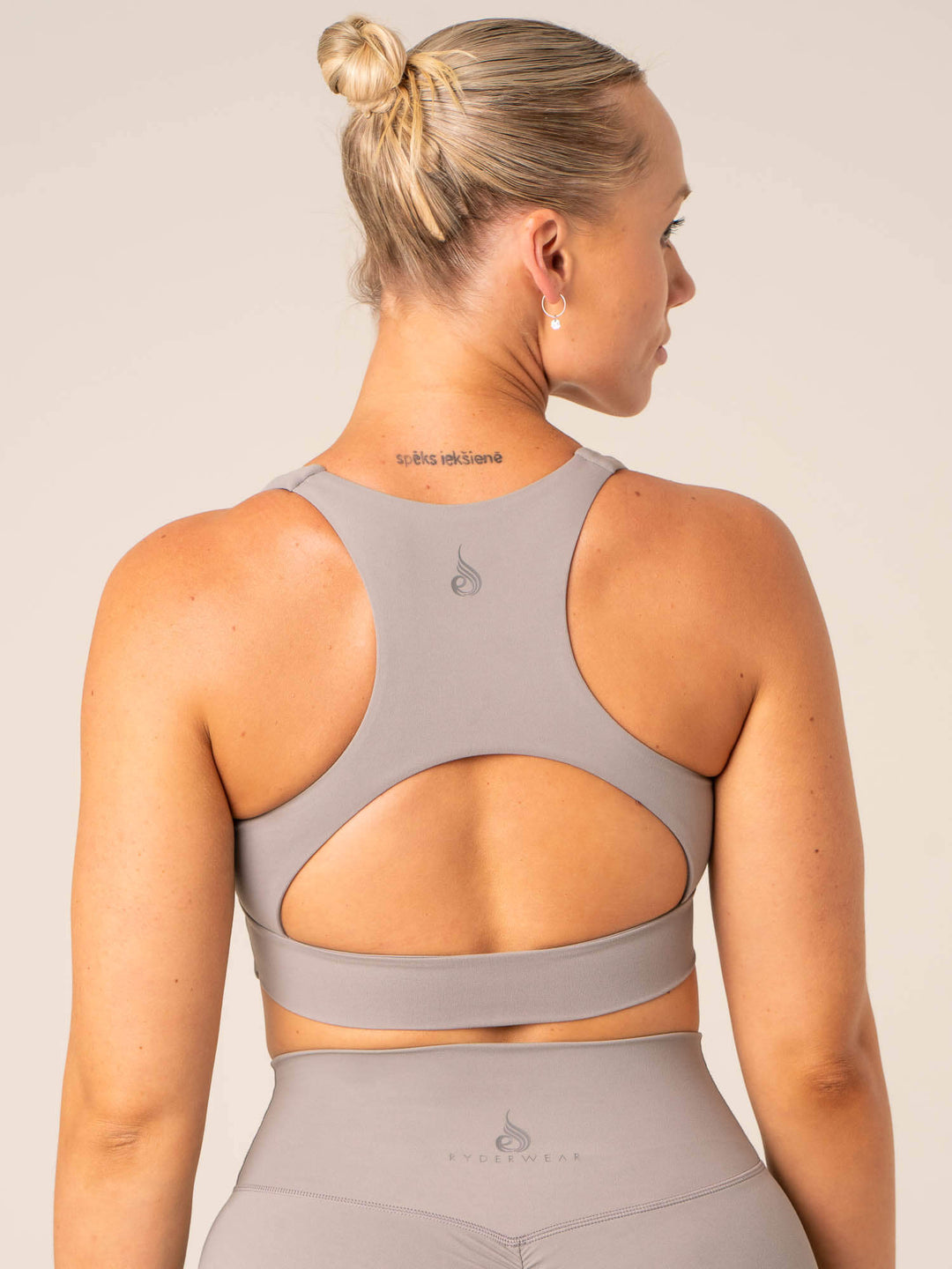 NKD Embody Sports Bra - Steel Grey Clothing Ryderwear 