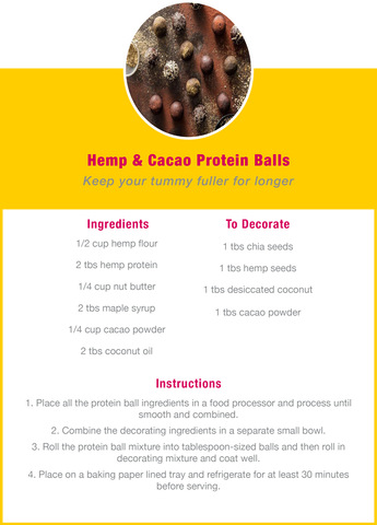 Hemp & Cacao Protein Balls