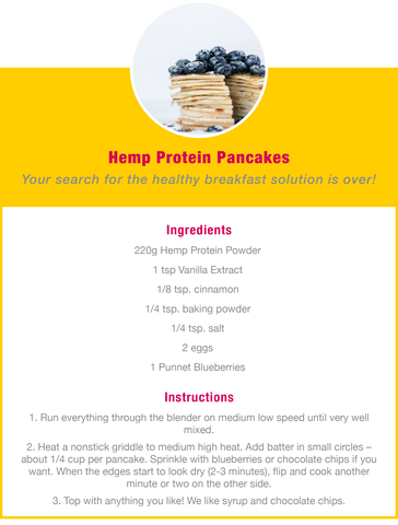 Hemp Protein Pancakes