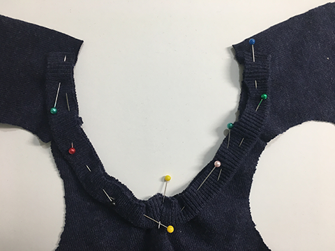 how to make a free doll sweater vest step six