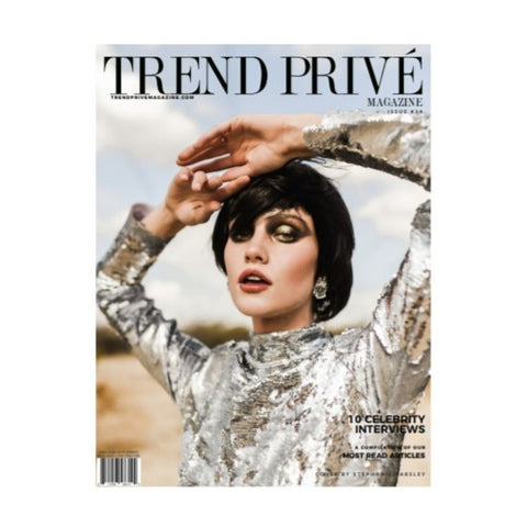 RAW Copenhagen featured in the tres cool humanitarian luxe Trend Prive magazine featuring eco skin care, humanitarian celebrity interviews with Mena Suvari, Ser’Darius Blain, and the fab Taryn Manning from Orange is the New Black and so much more
