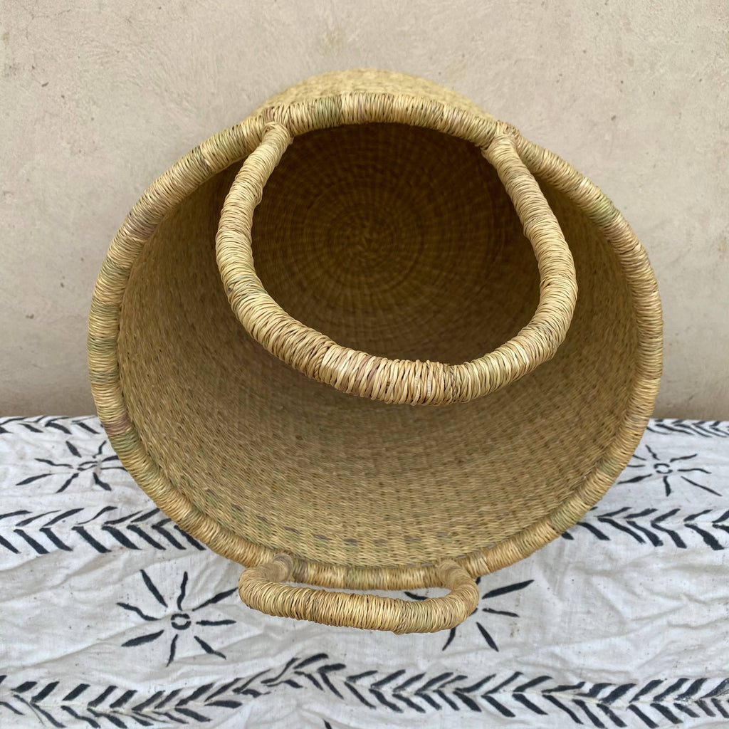 Tall Bolga Laundry Basket
