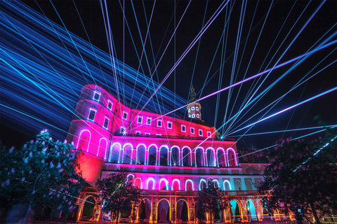 Laser Mapping show