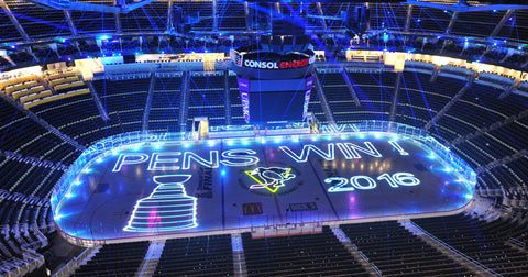 Pittsburg Penguins StanleyCup Icehockey Laser Text and Logo