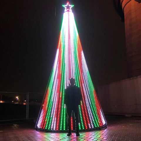 Pixel Mapping Christmas Tree