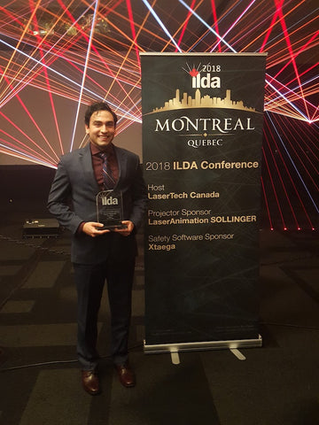 Theo Petrides with ILDA Award