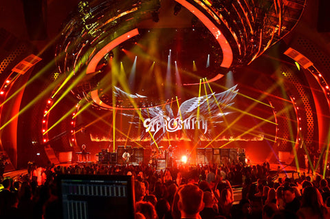 Aerosmith lasershow audience scanning