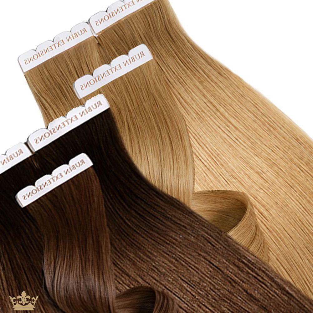 100% Real Hair Tape-In Extensions | Rubin Tagged "peach-pastell"– Rubin Extension USA