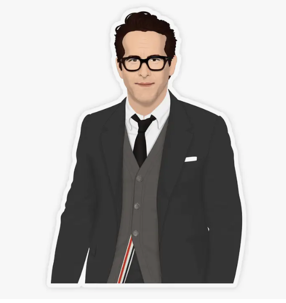 Ryan Reynolds Sticker Modern Legend Llc 