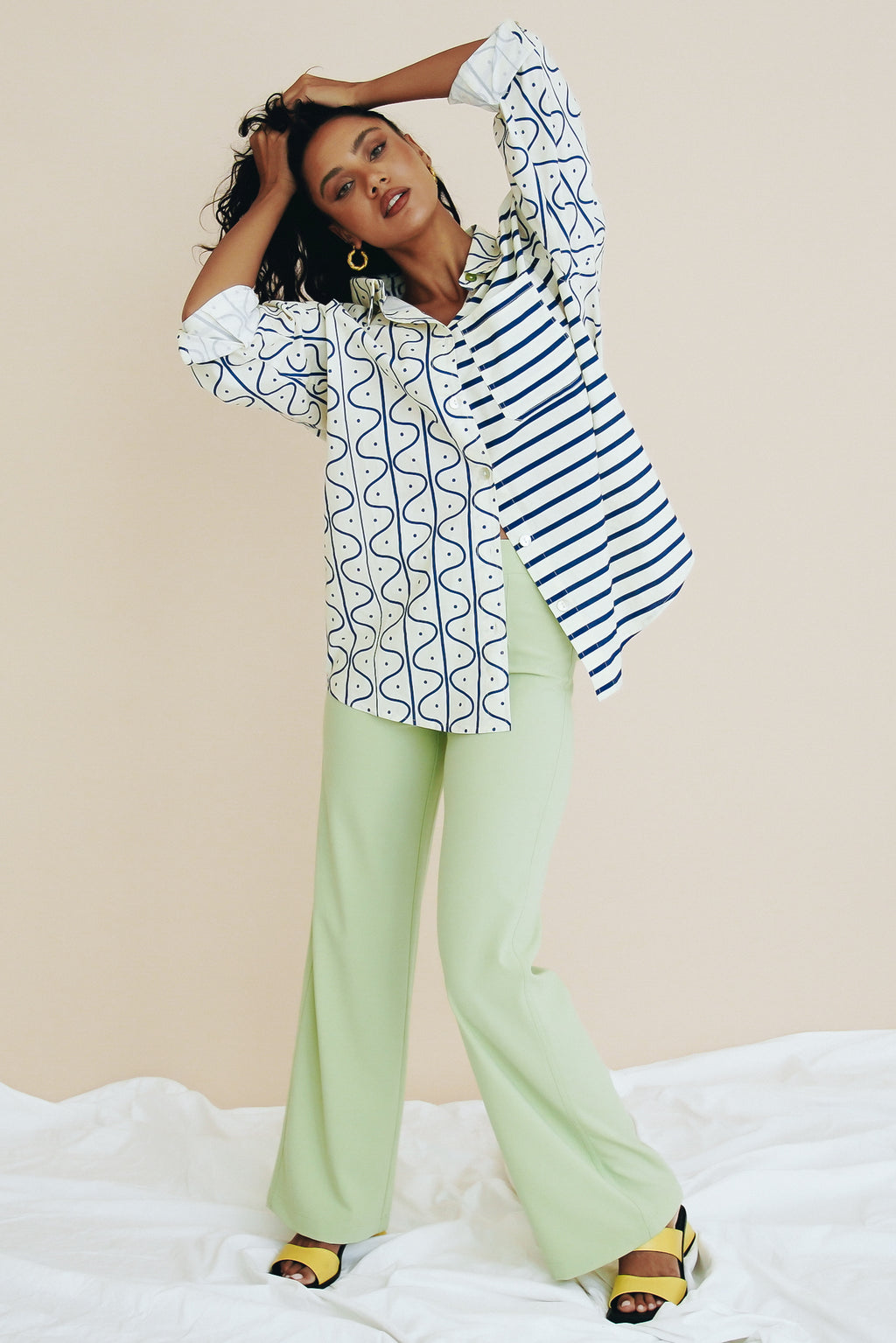 Sunday Strolls Flares // Lime