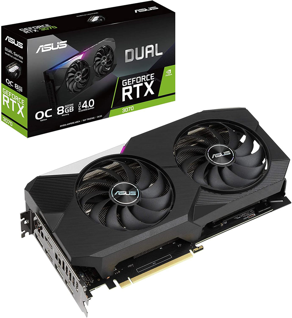 ASUS Dual NVIDIA GeForce RTX 3070 V2 OC Edition Gaming Graphics