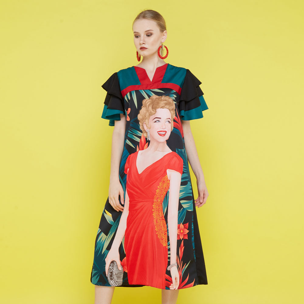 Tango Dress With Marilyn Red