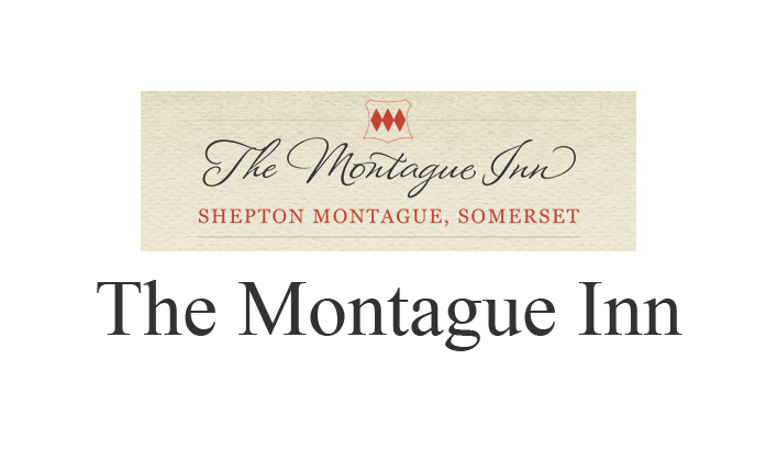 The Monatgue Inn logo on a cream background