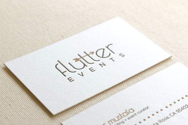 letterpress business stationery cards