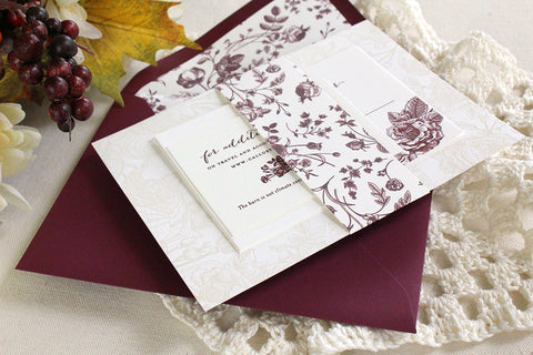 Fall Wedding Invitations