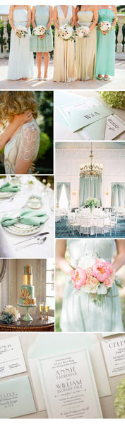 letterpress wedding invitation collage lush deco