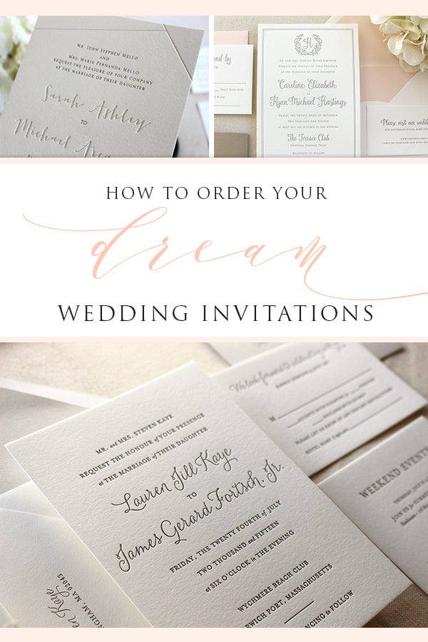 dream wedding invitations