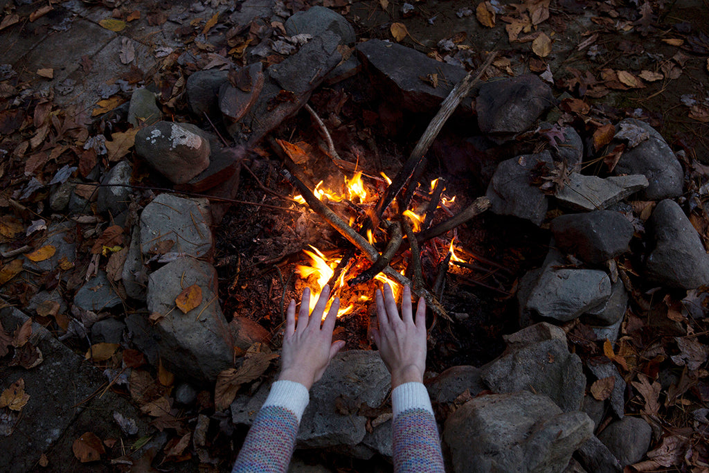 keep your hands warm on a cold weather camping trip