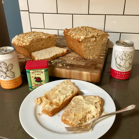 Serving maple cider bread