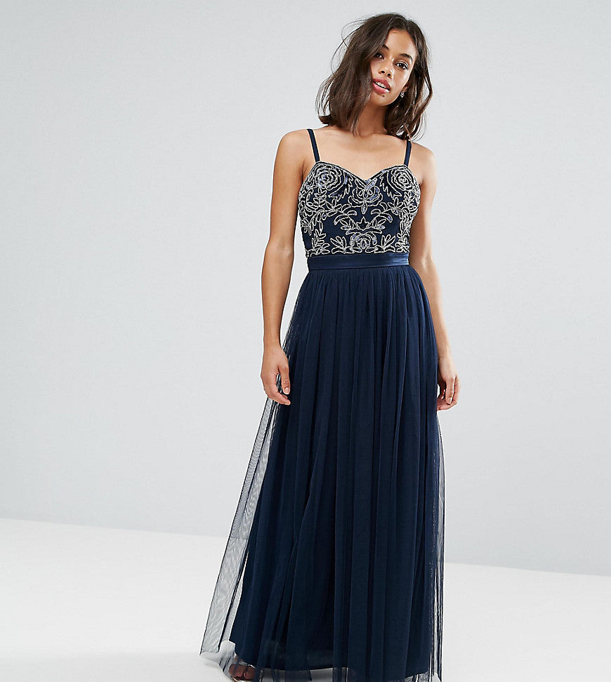 maya petite high low midi dress