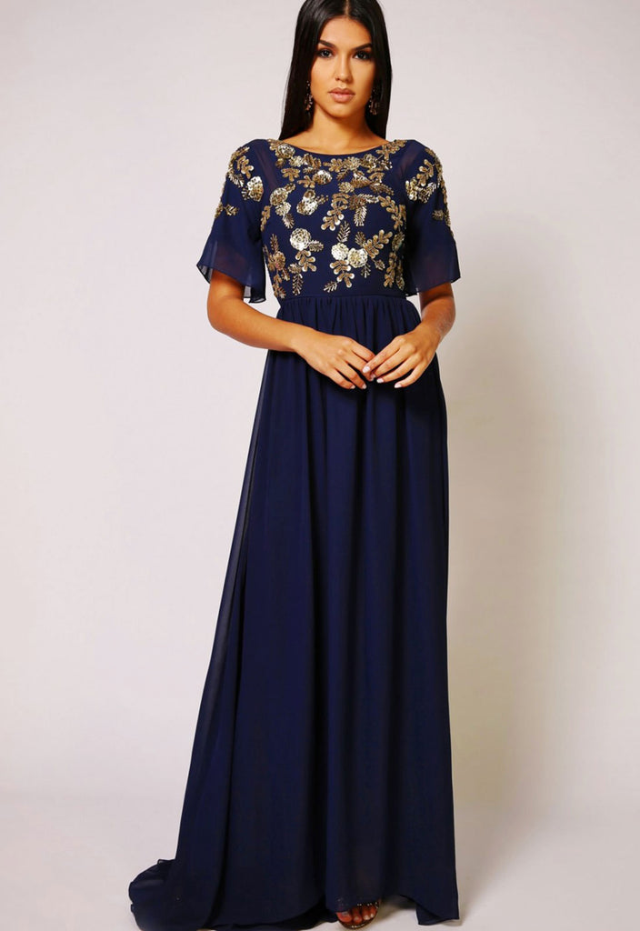 yumi navy dress